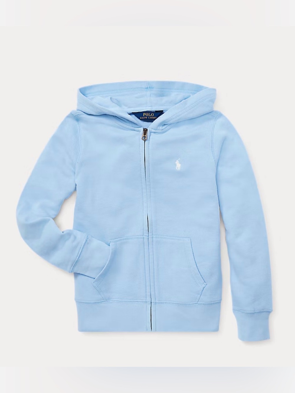 POLO Ralph Lauren Girls French Terry Full Zip Hoodie - 2/2T